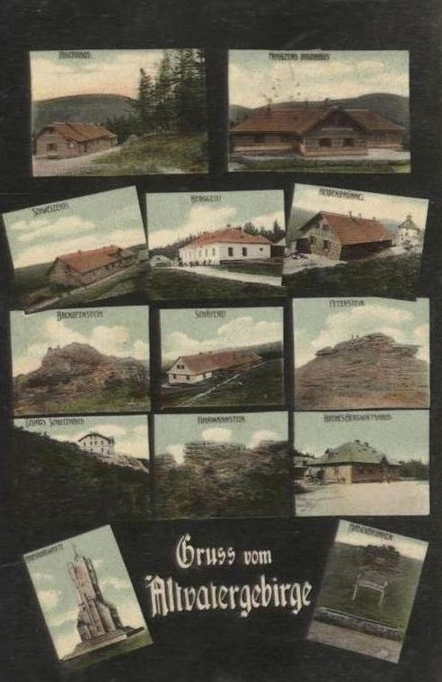 Horské chaty okolo roku 1910
