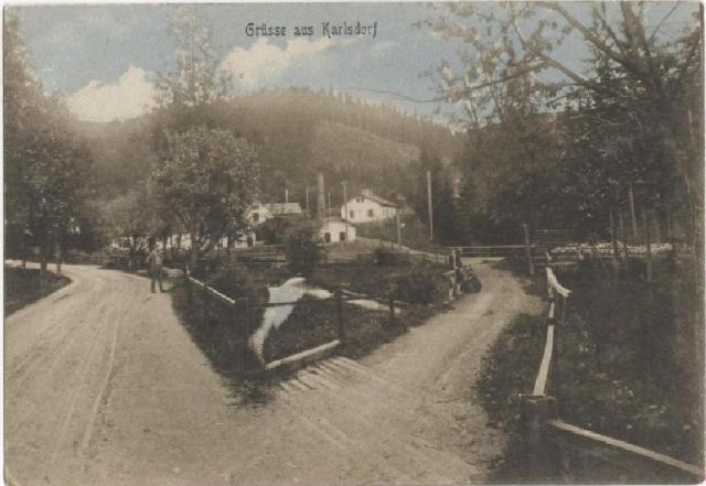 Odbočka do Velké kotliny v roce 1912