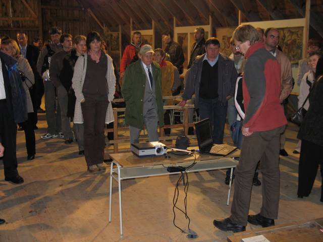 Vernisáž výstavy Historie školství v Malé Morávce proběhla v sobotu 20. 9. 2008